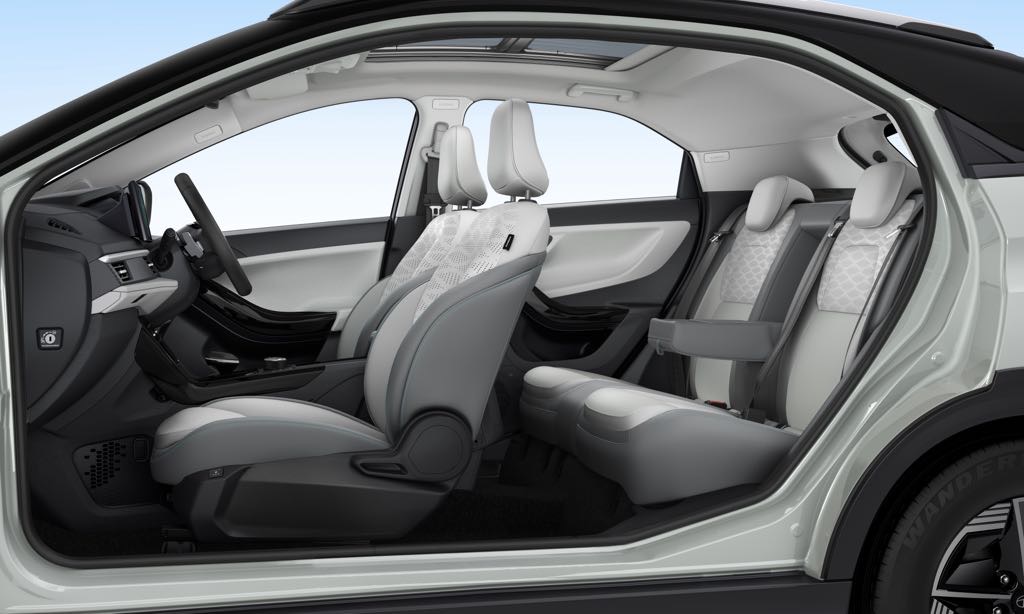 Tata Nexon EV Interior Panoramic Sunroof