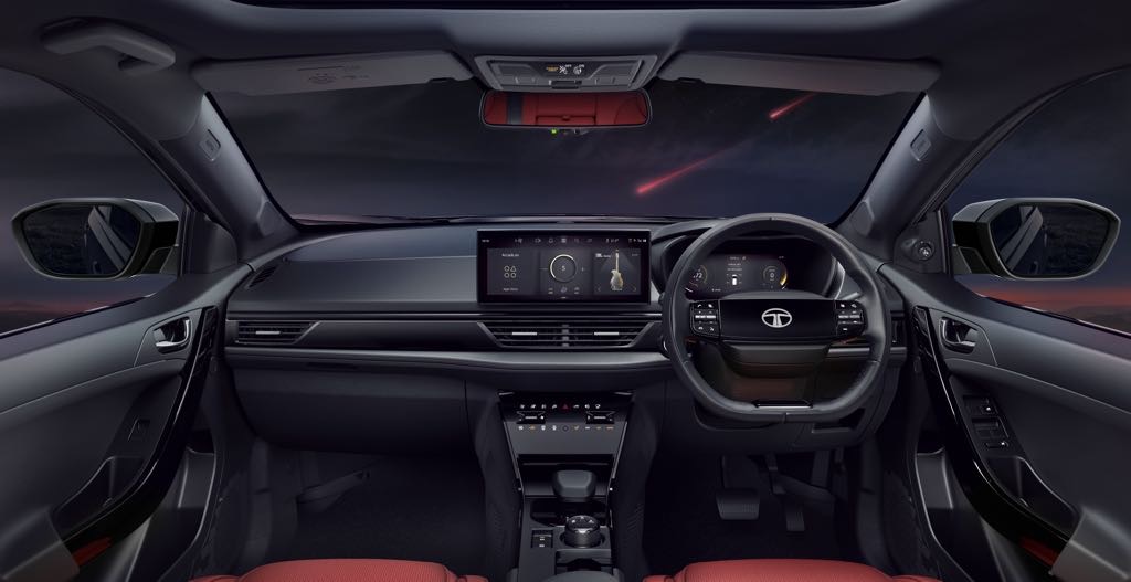 Tata Nexon EV Red Dark Interior