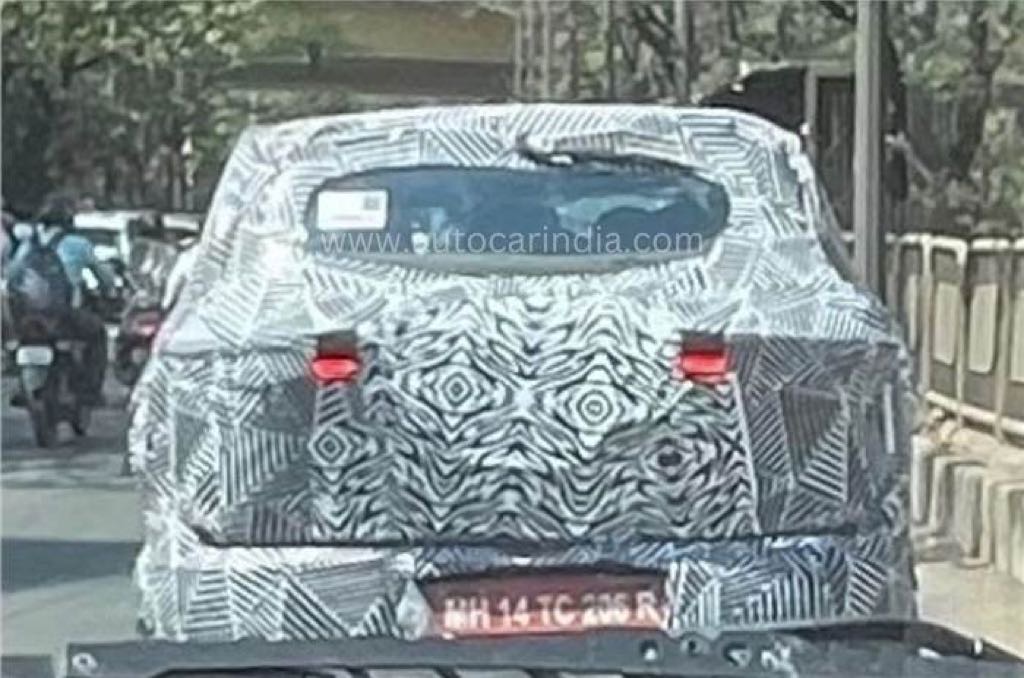 Tata Sierra Rear Spied