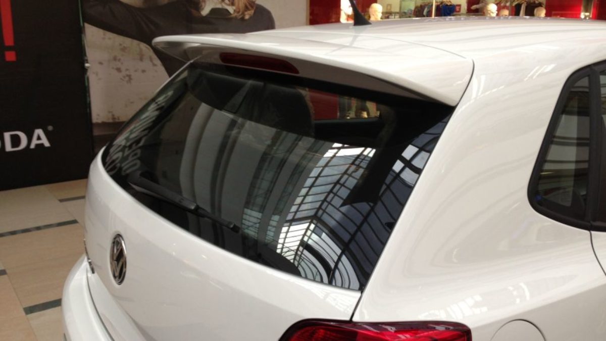 vw polo rear spoiler price