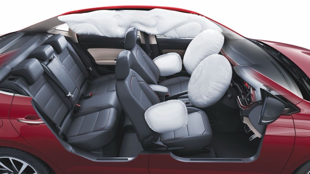 Volkswagen Virtus 6 Airbags