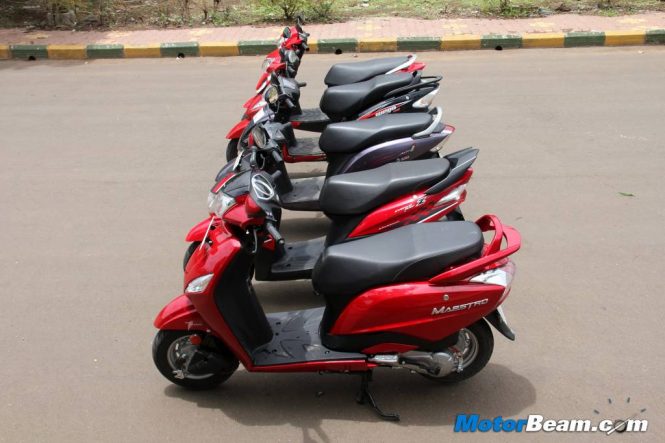 Wego vs Ray vs Let's vs Maestro vs Activa I Seat