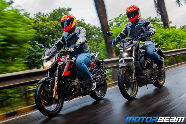 Yamaha MT-15 vs TVS Apache 200 4V Comparison Video