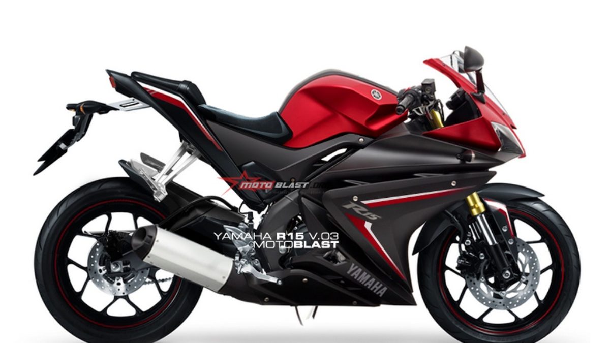 R15 v3 deals red colour bike