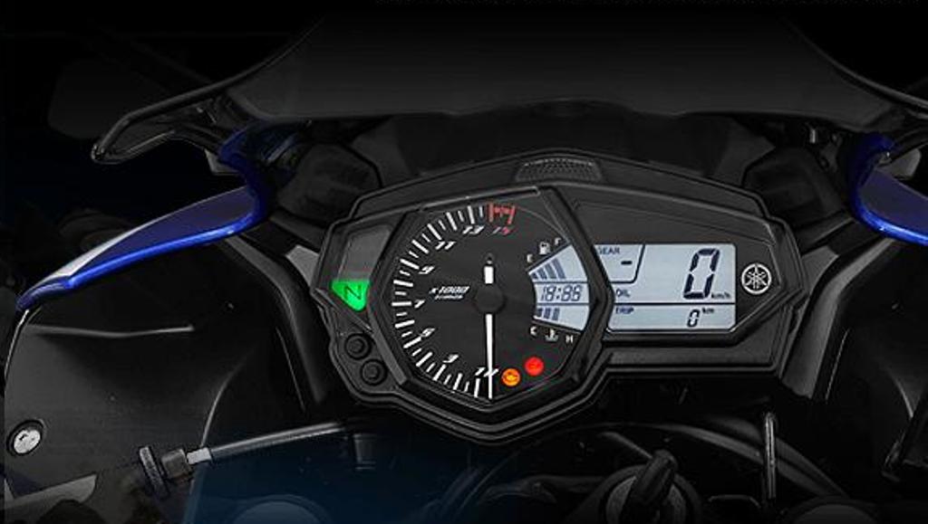 The ABS light will be seen on the instrument cluster of the 2015 R25