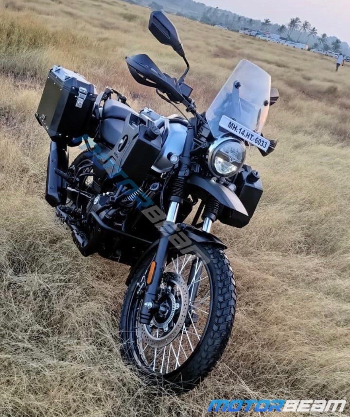 Scrambler cheap adventure bike